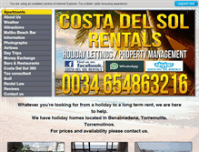 Tablet Screenshot of costadelsolrentals.org